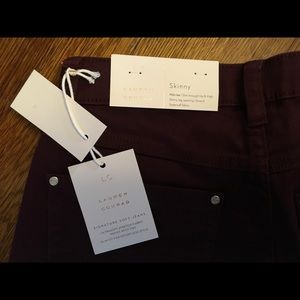 LC Lauren Conrad wine jeggings size 4
